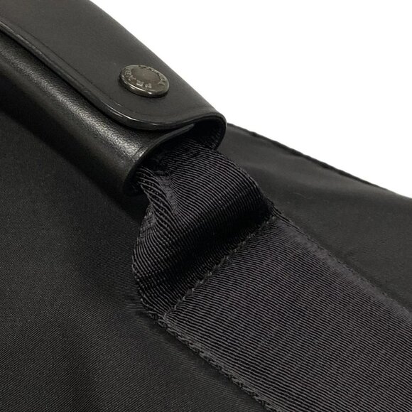 Auth PRADA - Black Leather Shoulder Bag - Picture 7 of 16